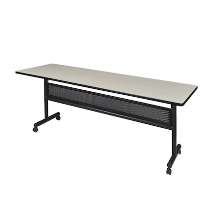 Kobe Rectangle FlipTop Table, 84" W, 29" H, Laminate Top, Maple MKFTM8424PL